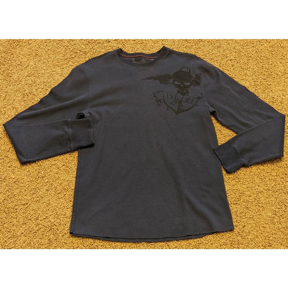 Live Free Mens Long Sleeve Shirt Size M